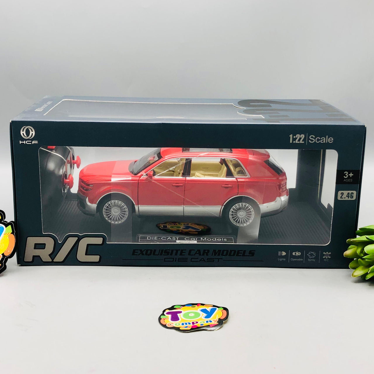 1:22 RC Diecast Toyota Century SUV Model Car With Smoke