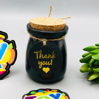 1Pc Home Aroma Scented Candle - Black