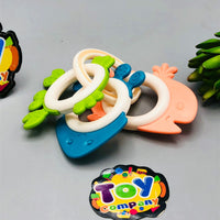 12Pcs Baby Puzzle Teether & Rattle Set
