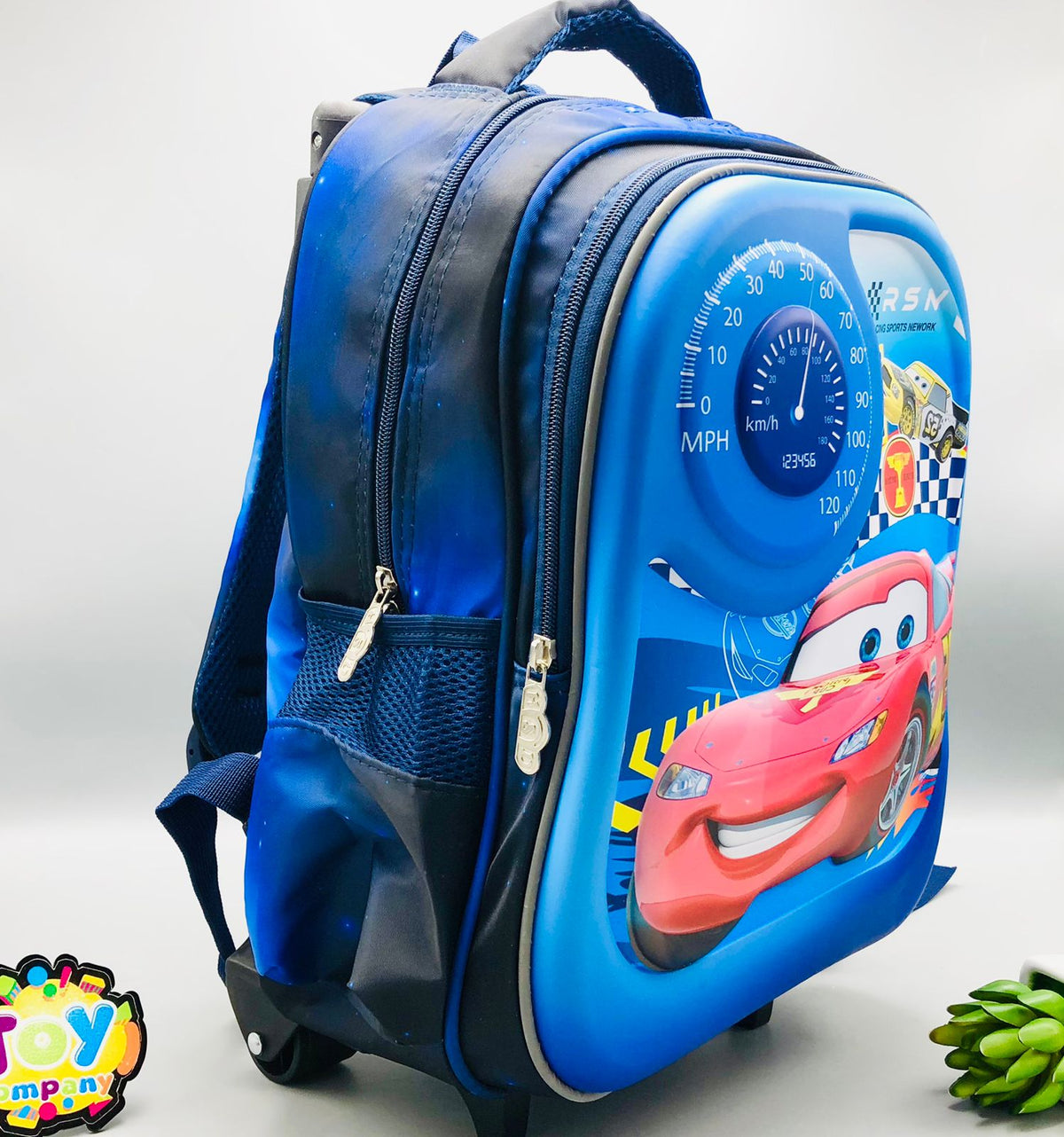 12* Inches Premium McQueen Trolley School Bag