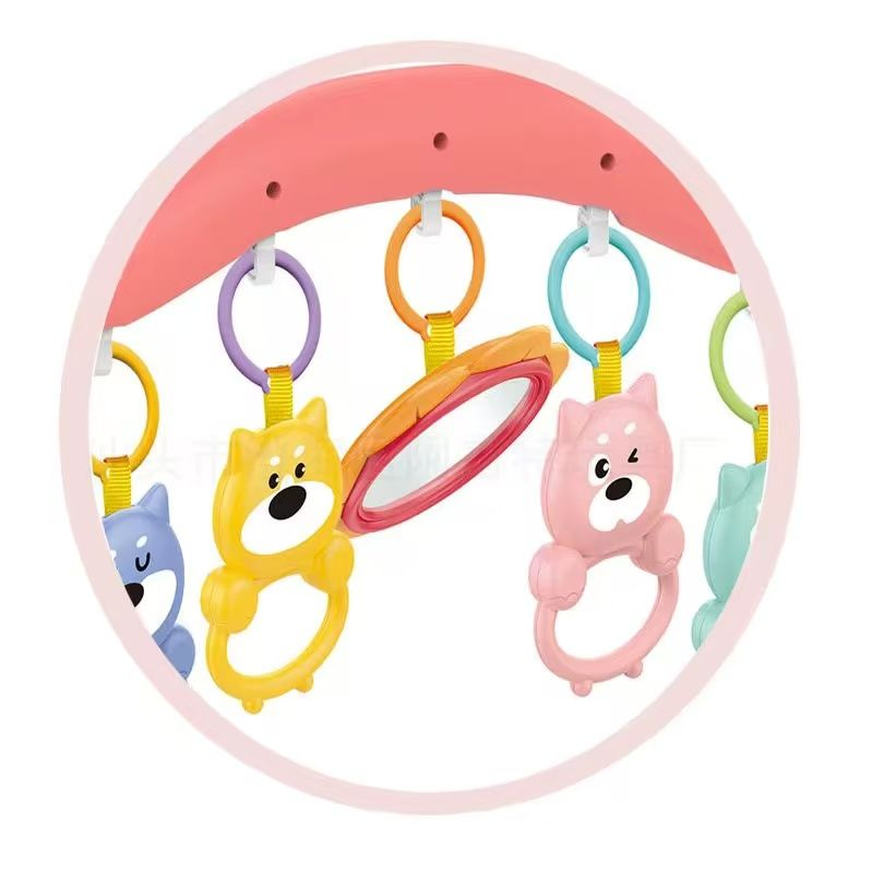 Huanger 2in1 Baby Walker & Piano Play Gym - Pink
