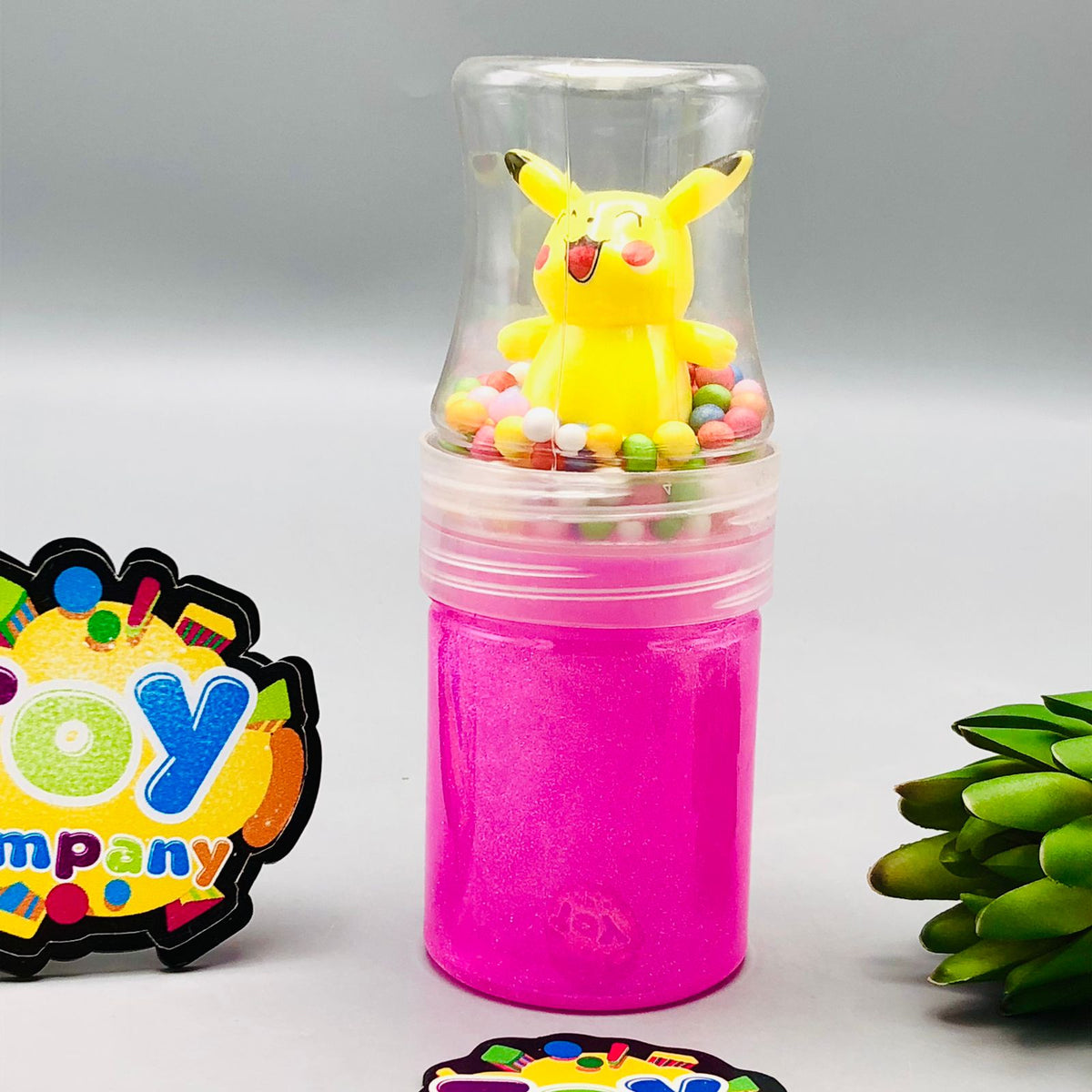 1Pc Mini Pokemon Crystal Slime Mud Bottle