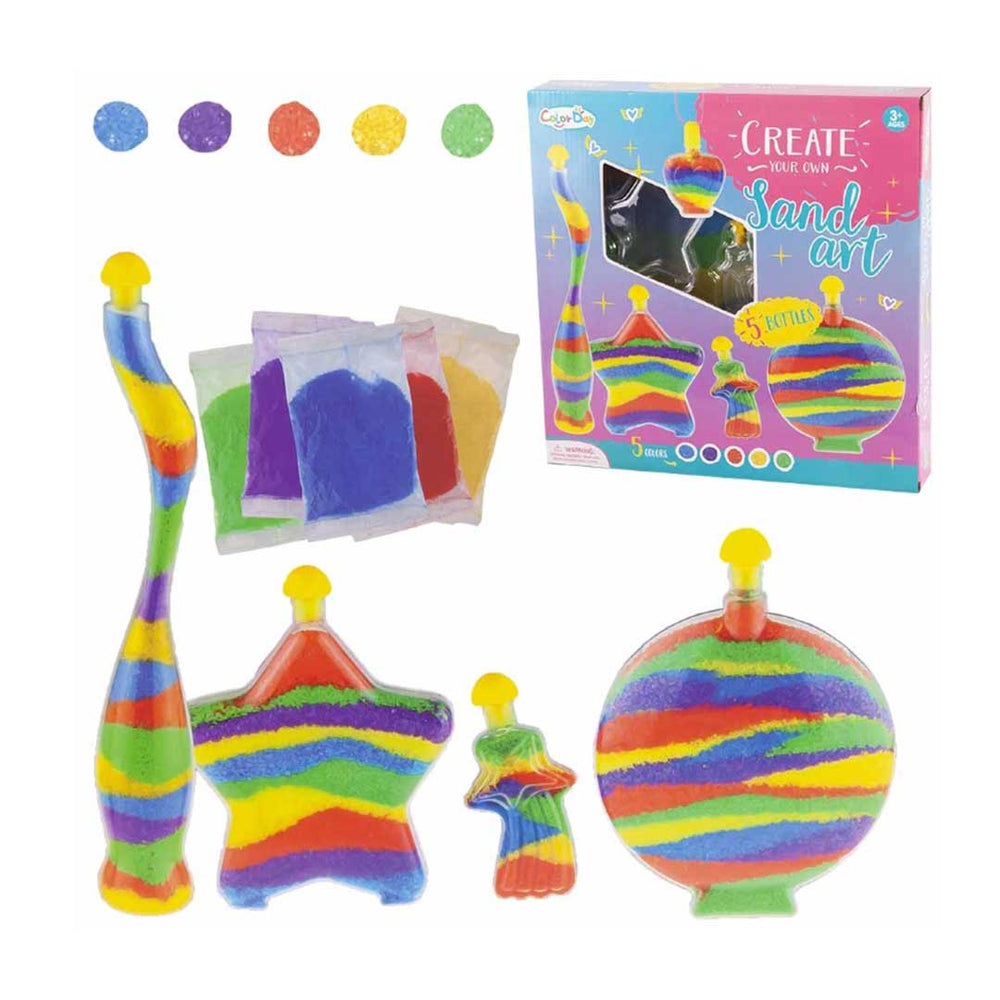 Create Your Own Sand Art - 4 Bottles