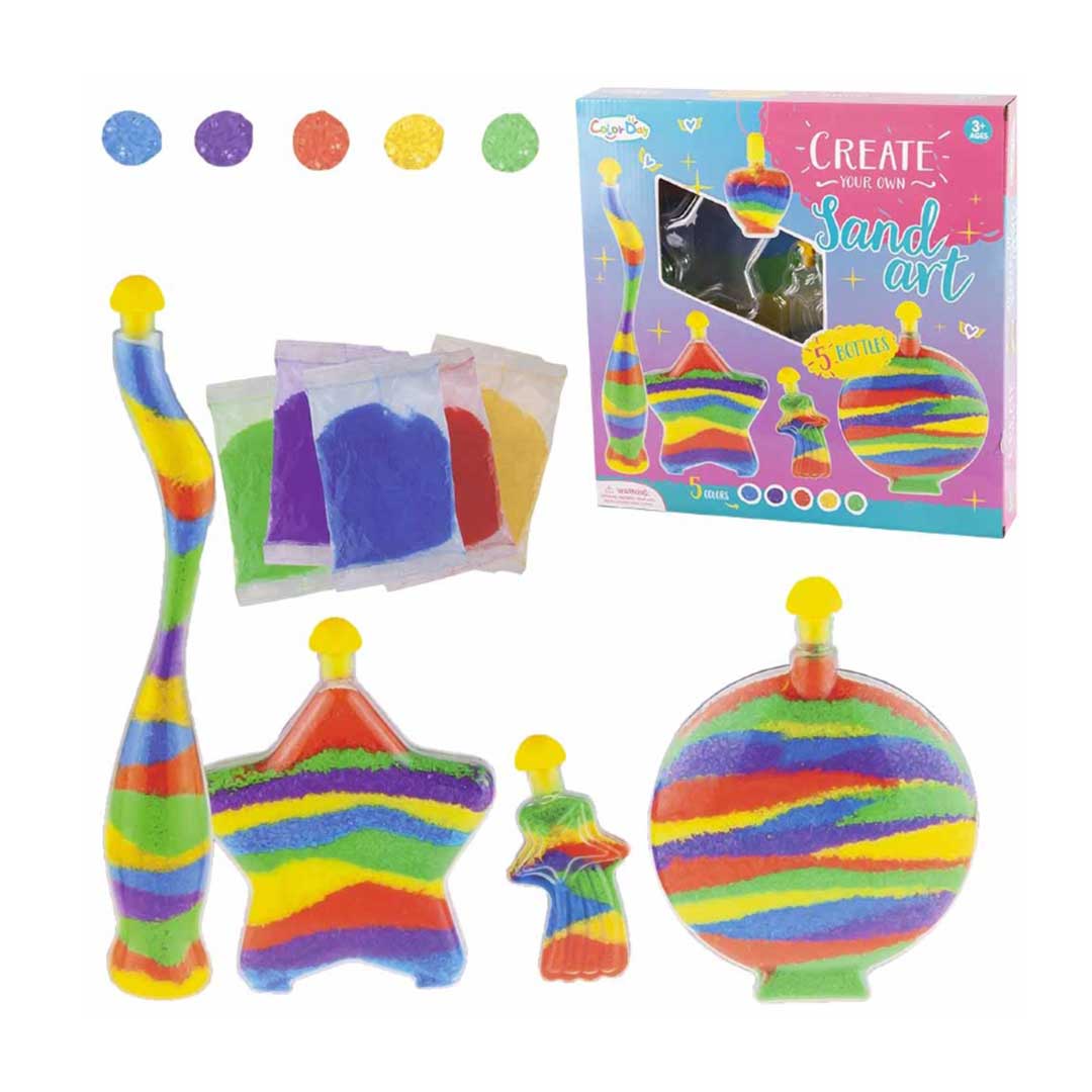 Create Your Own Sand Art - 4 Bottles
