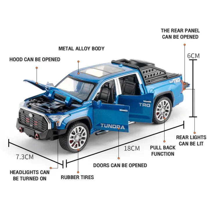 1:32 Diecast Toyota Tundra 4x4 TRD Model