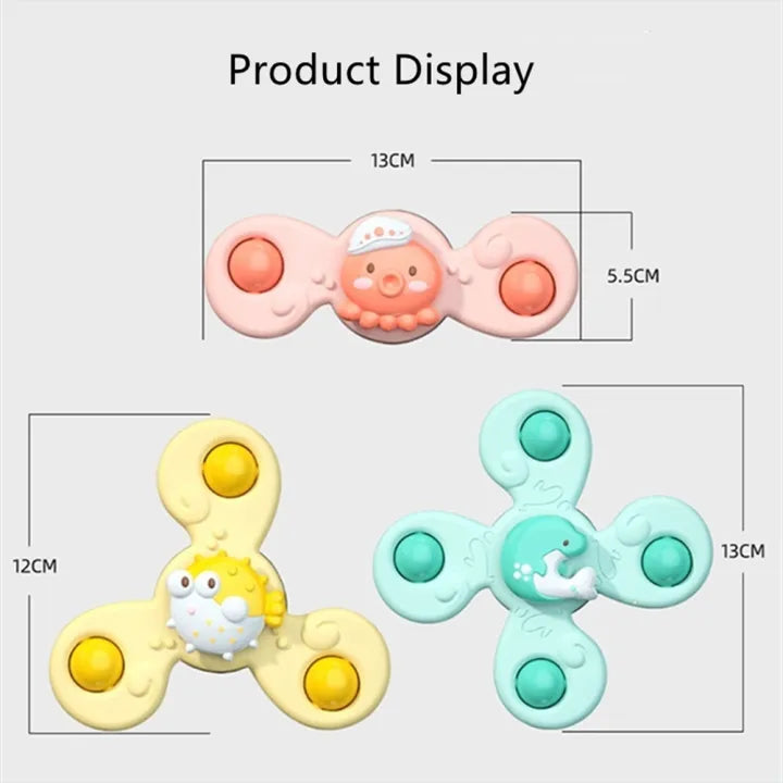 3in1 Sobebear New Born Baby Spinning Rattles