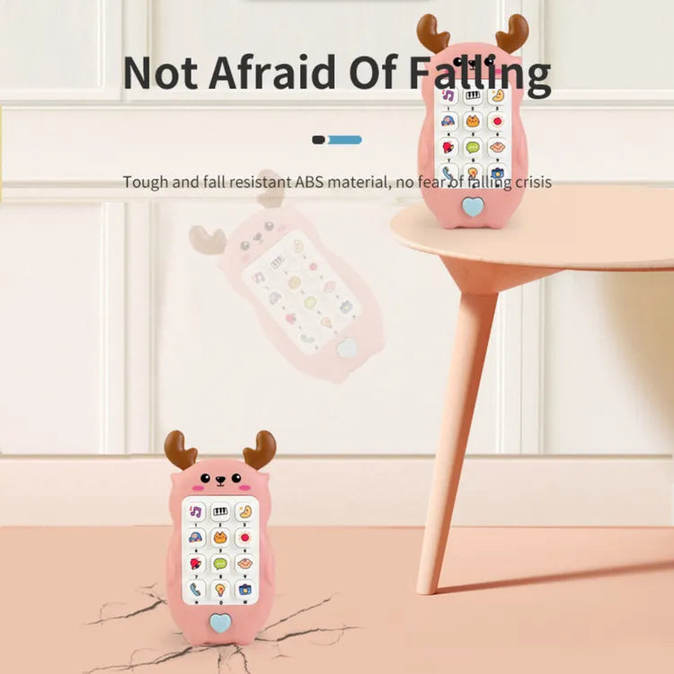 Deer Design Kids Musical Puzzle Mobile Phone