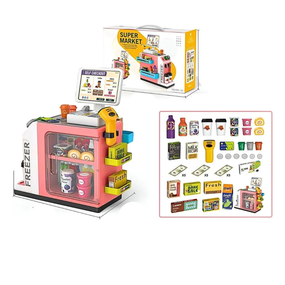 31Pcs Pretend Multifunctional  Cash Register Play House