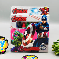 8Pcs Jumbo Avengers Themed Color Crayons