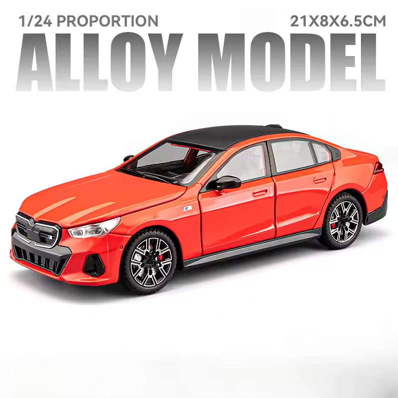 1:24 Diecast BMW THE i5 M60 Model Car