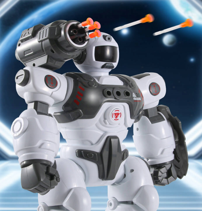 Remote & Gesture Control Spray & Bullet Shooting Robot