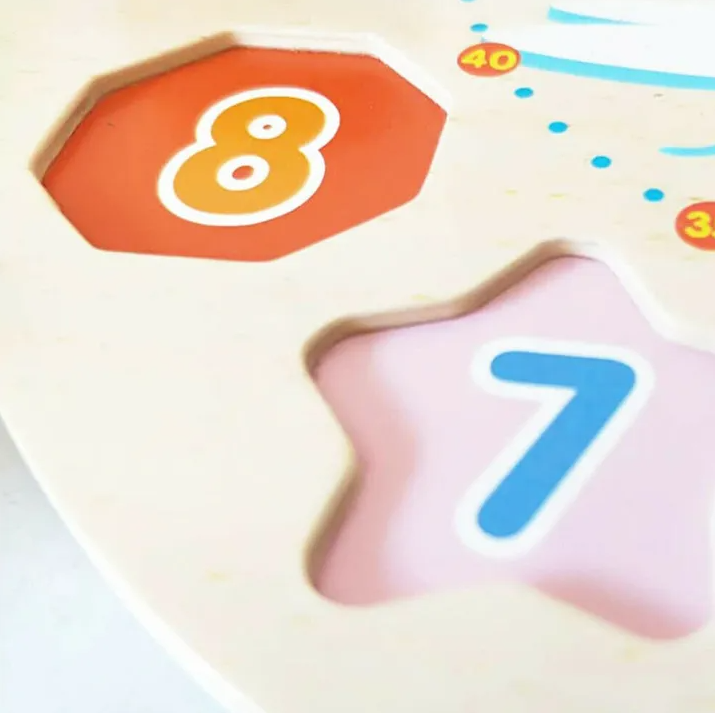 Wooden Montessori Analog Clock