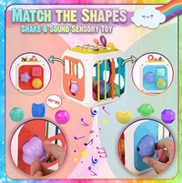 7in1 Montessori Shape Sorting Cube Toy