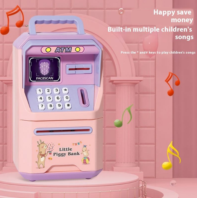 Kids Face Recognition Money Saving ATM Machine