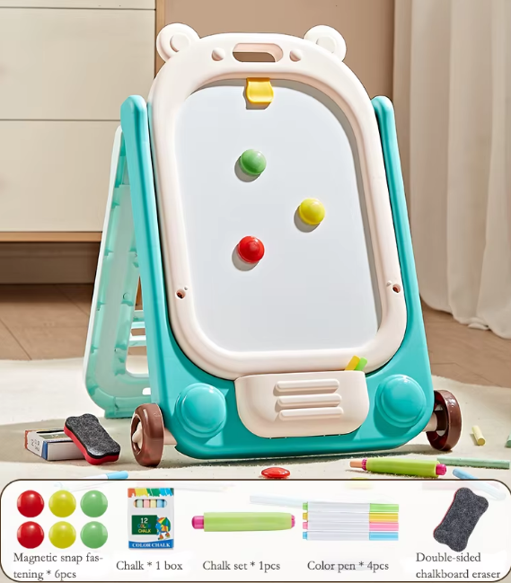 Multi-functional Bear Drawing Black & White Board