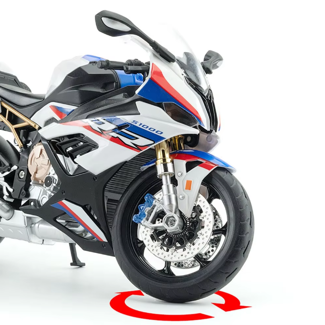 1:9 Diecast BMW S1000RR Model Bike