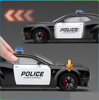 1:24 Diecast Police Dodge Challenger Model Car