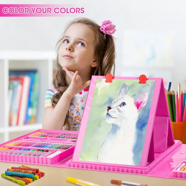 208Pcs Premium Unicorn Kids Super Mega Art Set