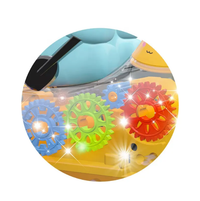 Battery Operated Rowing Elephant Gear Ship With Light & Music