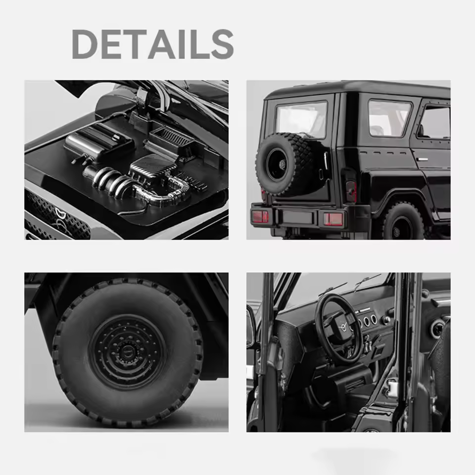 1:18 Diecast Russia UAZ Hunter SUV Model