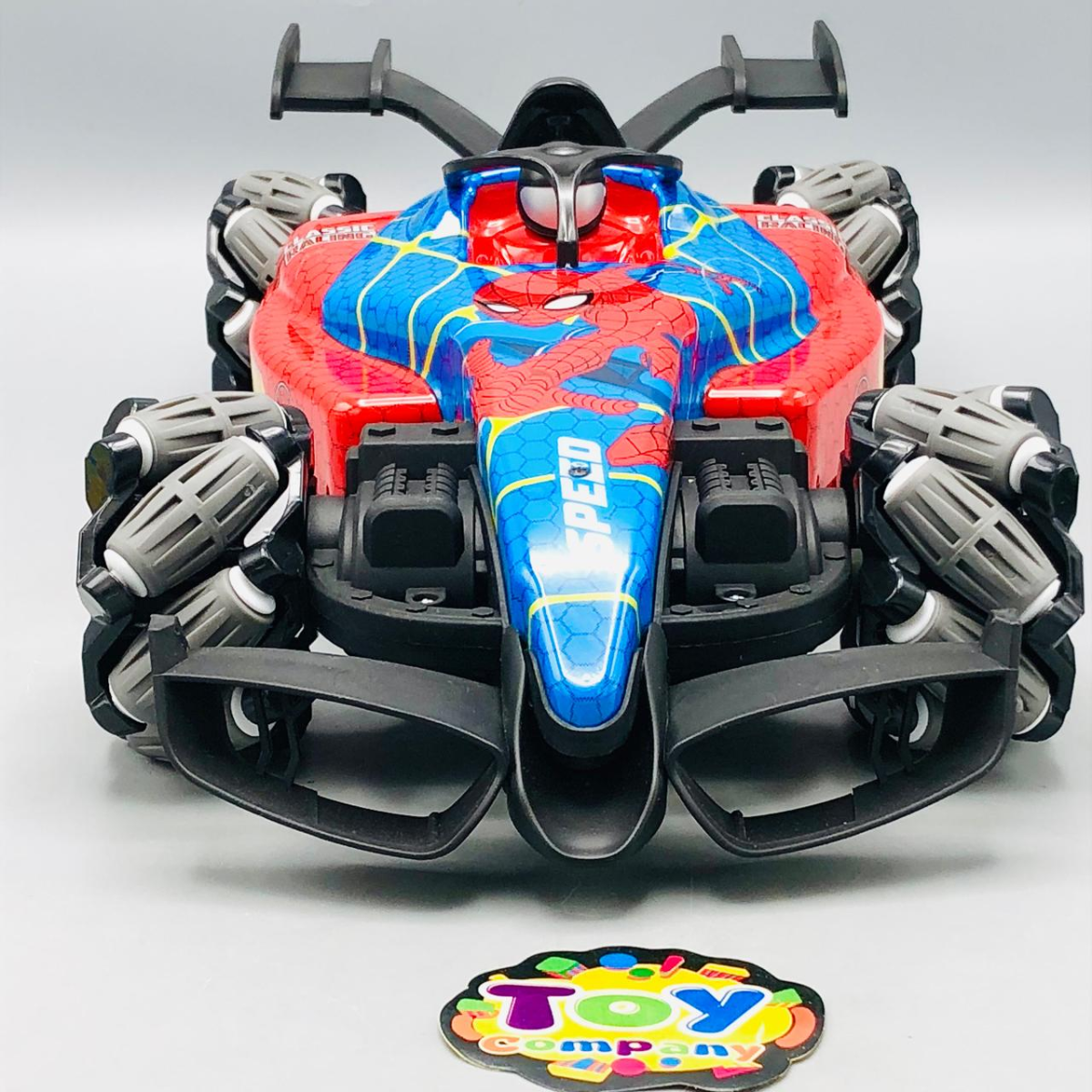 Remote & Watch Controlled Spiderman Themed Stunt Spray Car