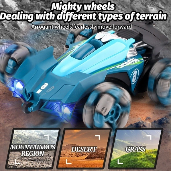 RC 4WD Rhino Stunt Spray Car