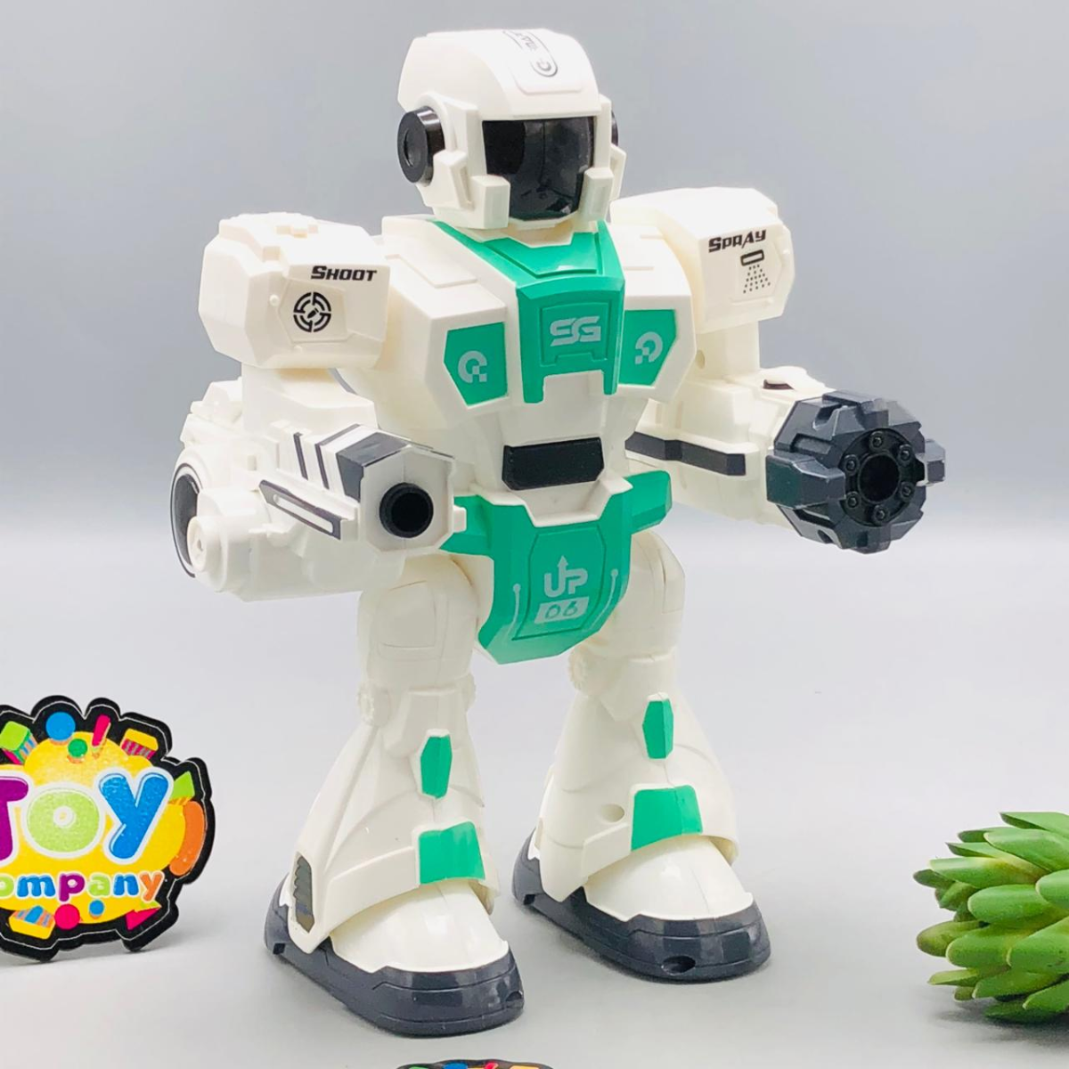 Multi-functional Smoke & Water Bullet Shooting Robot