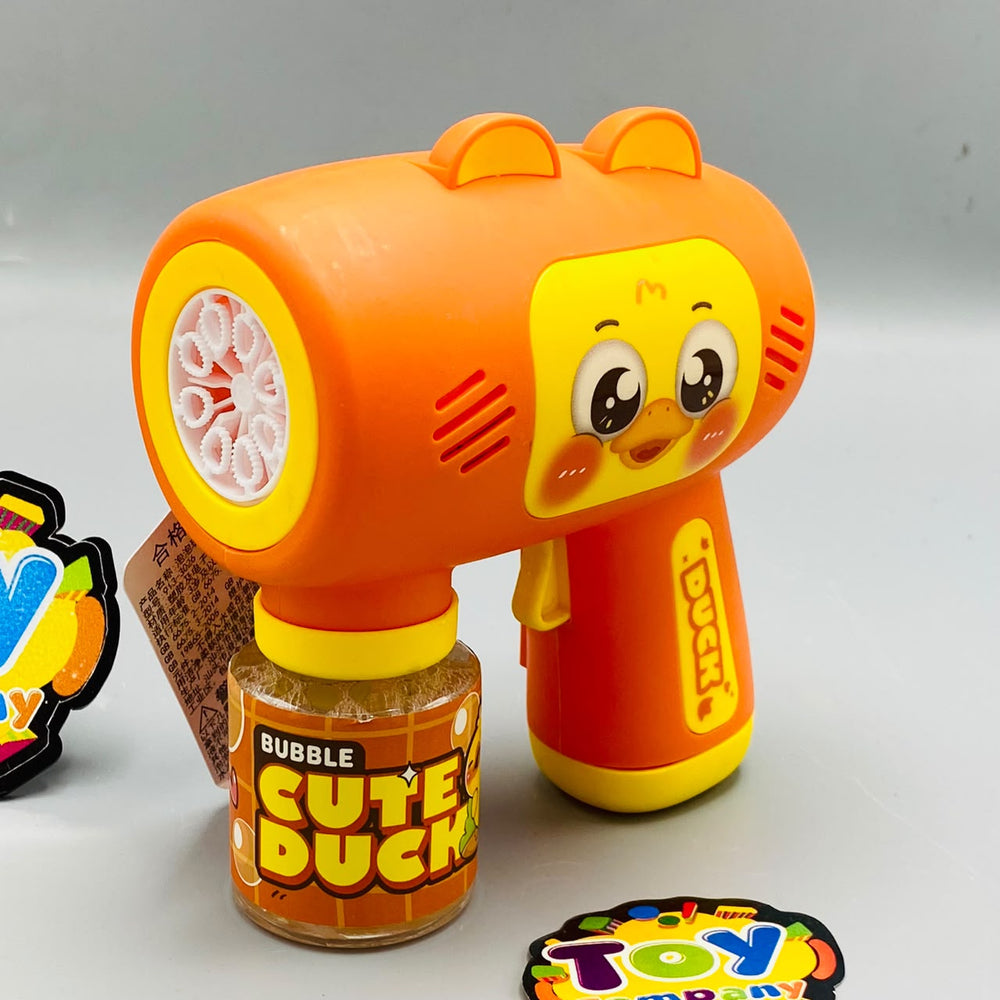 8 Holes Duck Mini Colorful Bubble Gun 