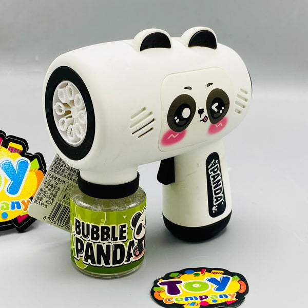 8 Holes Panda Mini Colorful Bubble Gun 