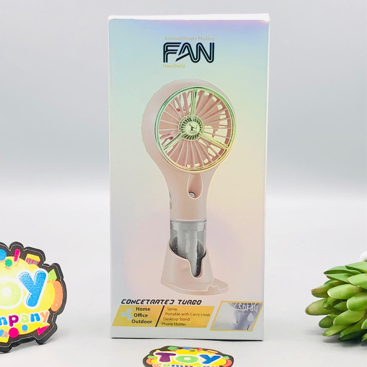 8" Rechargeable Aromatherapy Cool Mist Fan