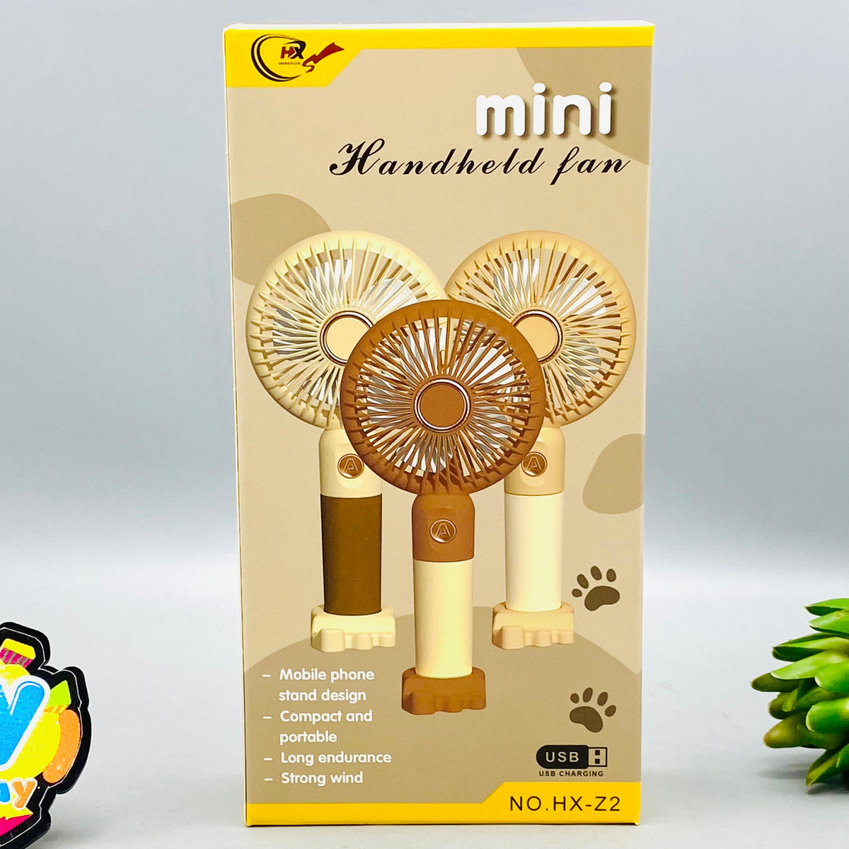 8" Rechargeable & Handheld Cooling Fan