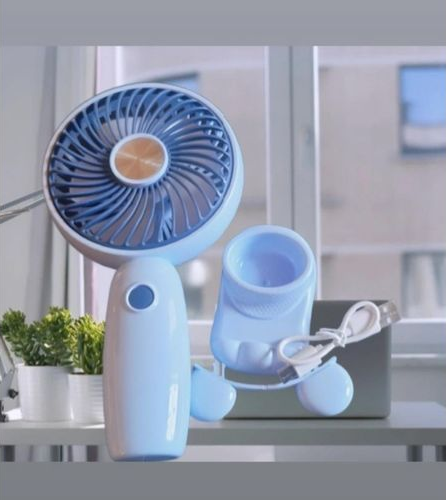8" Rechargeable Tabletop & Handheld Summer Cooling Fan