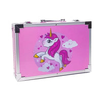 145Pcs Premium Unicorn Themed Kids Painting Kit Briefcase