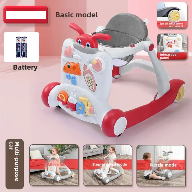 Multi-functional Baby Activity & Musical Walker - Pink