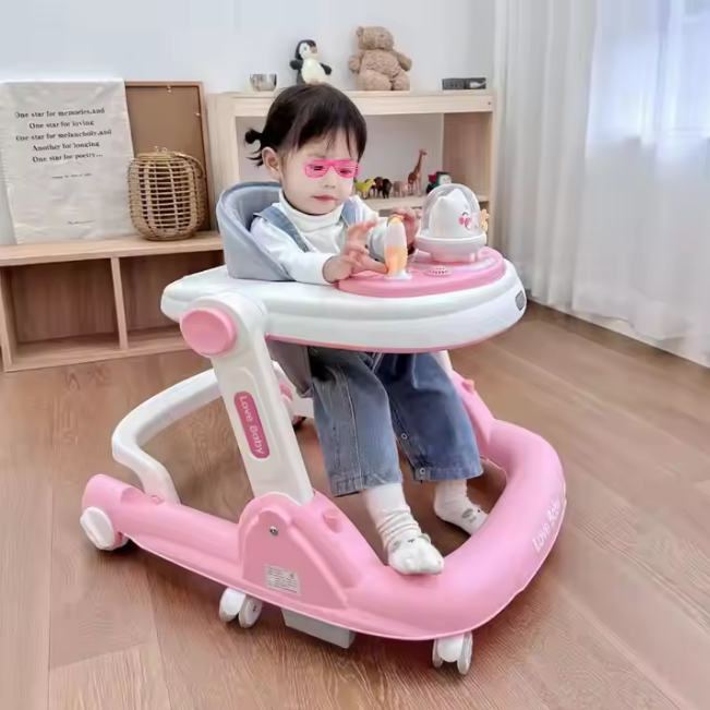 3in1 Multi-functional Baby Walker - Pink