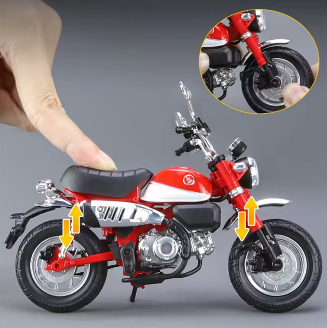 Mini Diecast Honda Monkey Model Bike