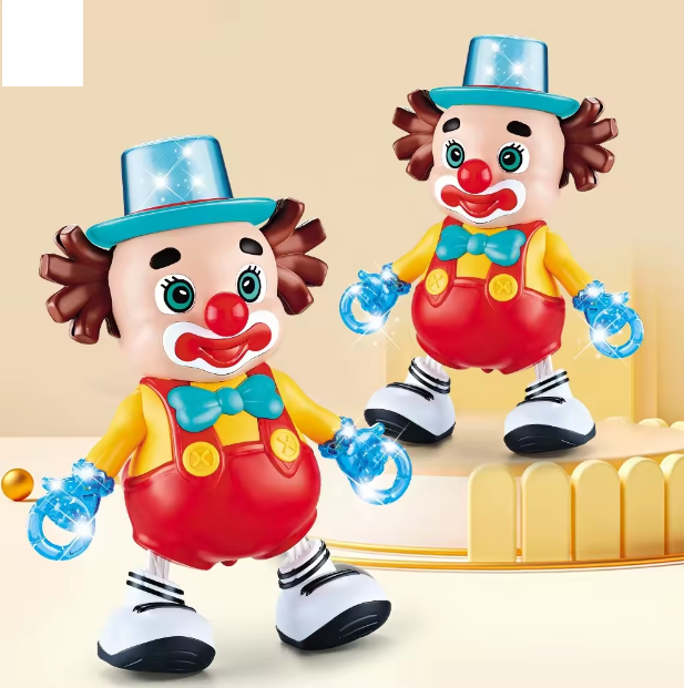 Cute Dancing Clown With Light & Sound