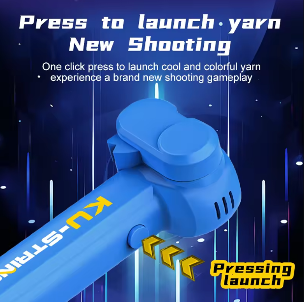 Rechargeable Glow-in-The-Dark Rope Light Shooter Toy