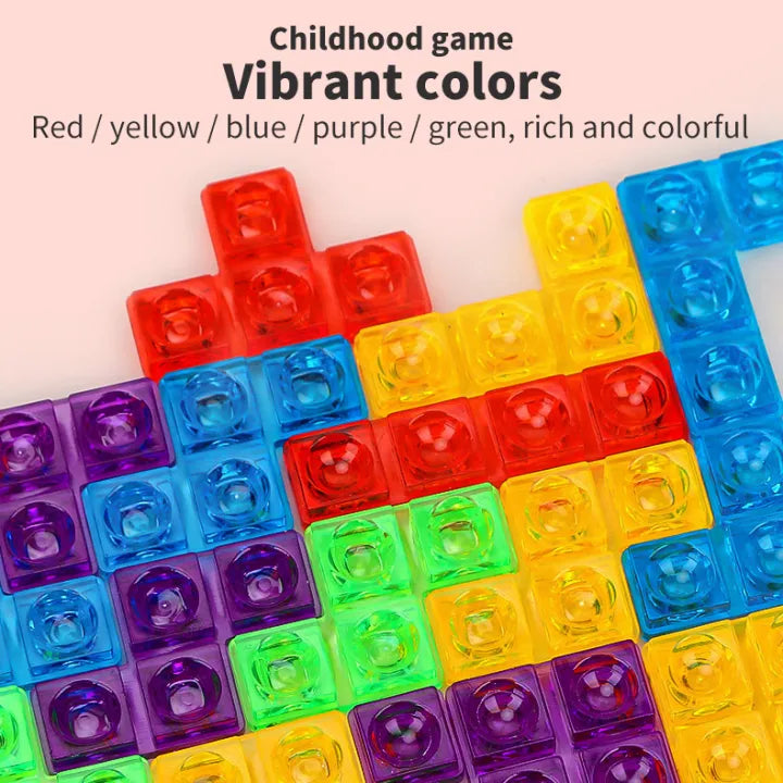 Transparent Magic Tetris Block Game
