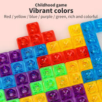Transparent Magic Tetris Block Game