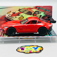 1:64 Diecast Mercedes Benz With Acrylic Display Box - Red
