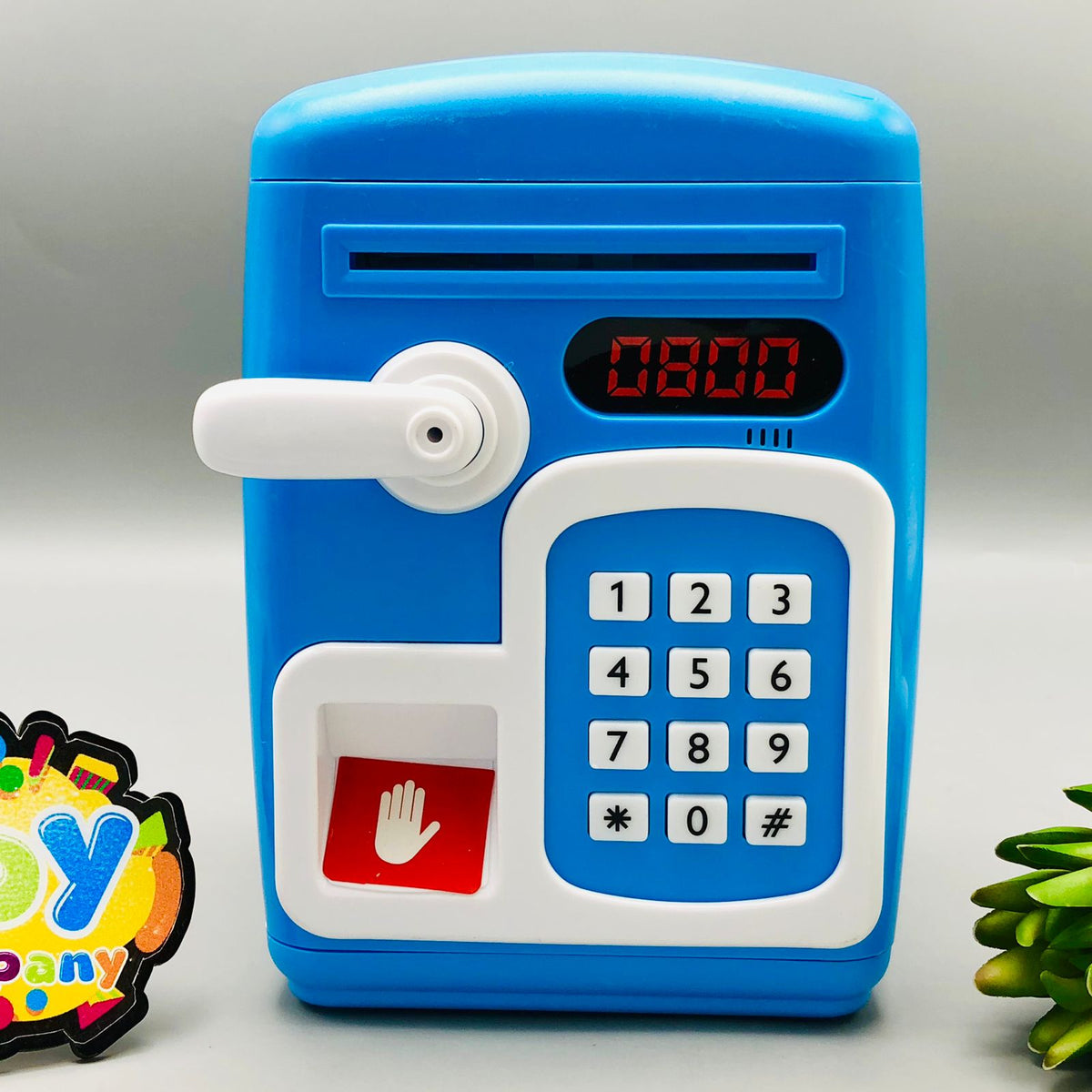 Frozen Fingerprint & Password Unlock Piggy Bank