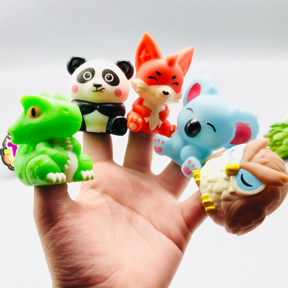 5Pcs Panda Animal Themed Finger Puppet