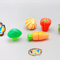 17Pcs Pretend Play Vegetable & Fruit Cutting Set