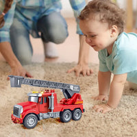 1Pc Inertial Power Fire Engine Vehicle - Assortment