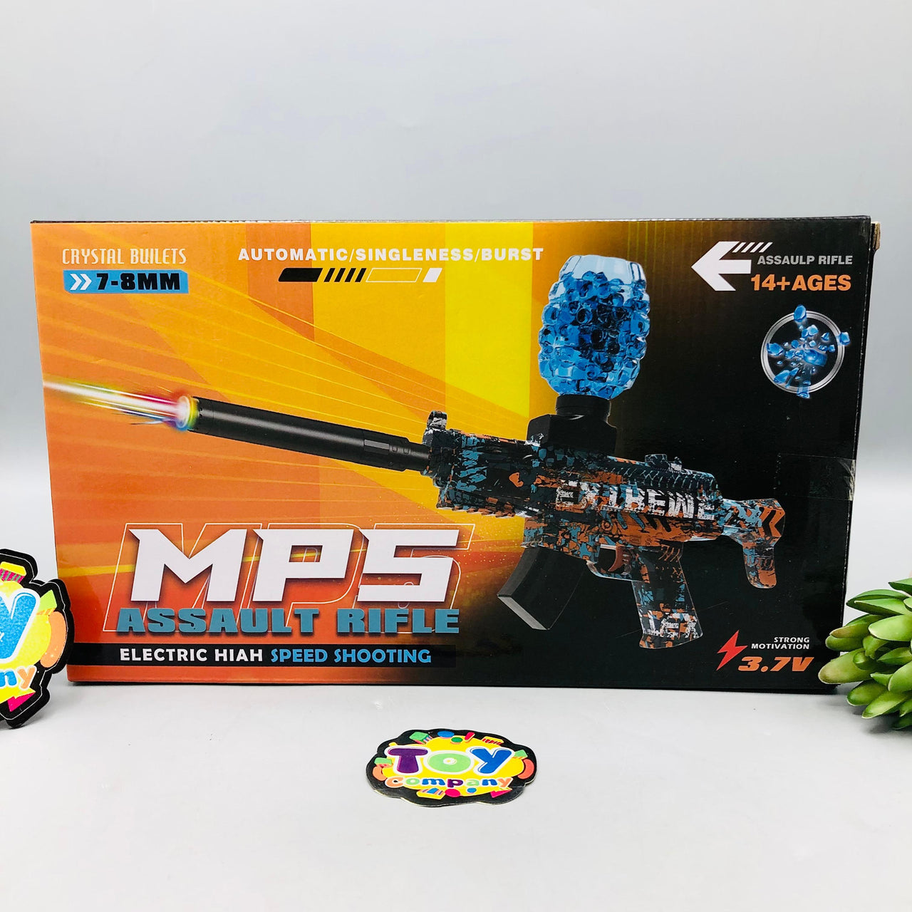 3.7V Electric MP5 Gel Blaster Assault Rifle