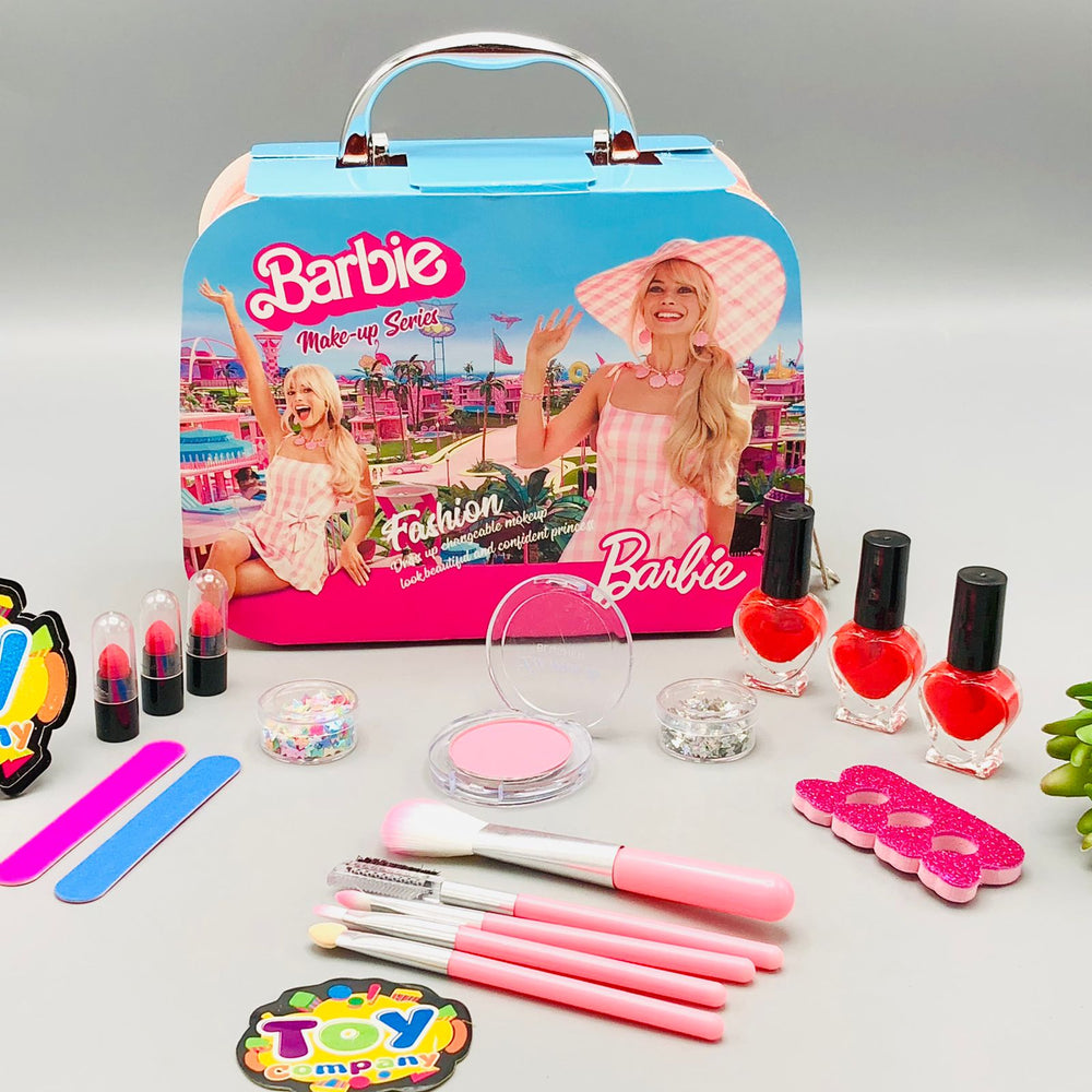 18Pcs Realistic Barbie Makeup Bag