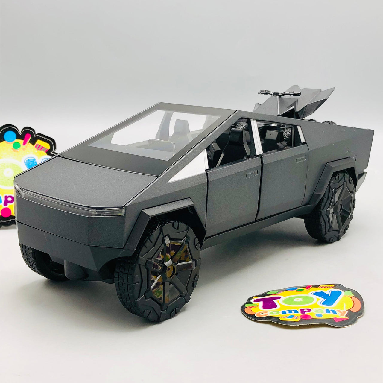 1:24 RC Diecast Tesla Model With Quad Bike