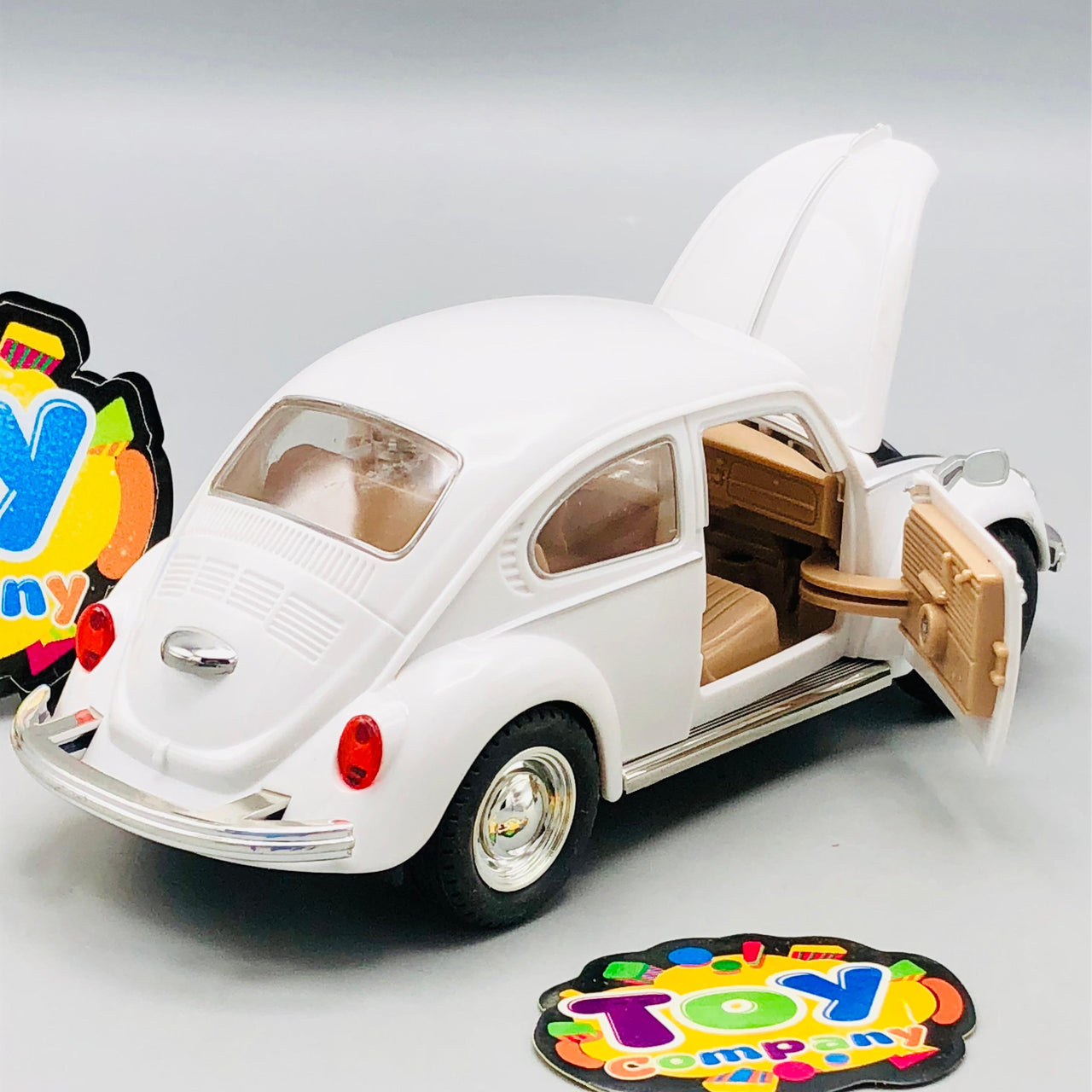 1Pc ABS Inertial Volkswagen Beetle Model