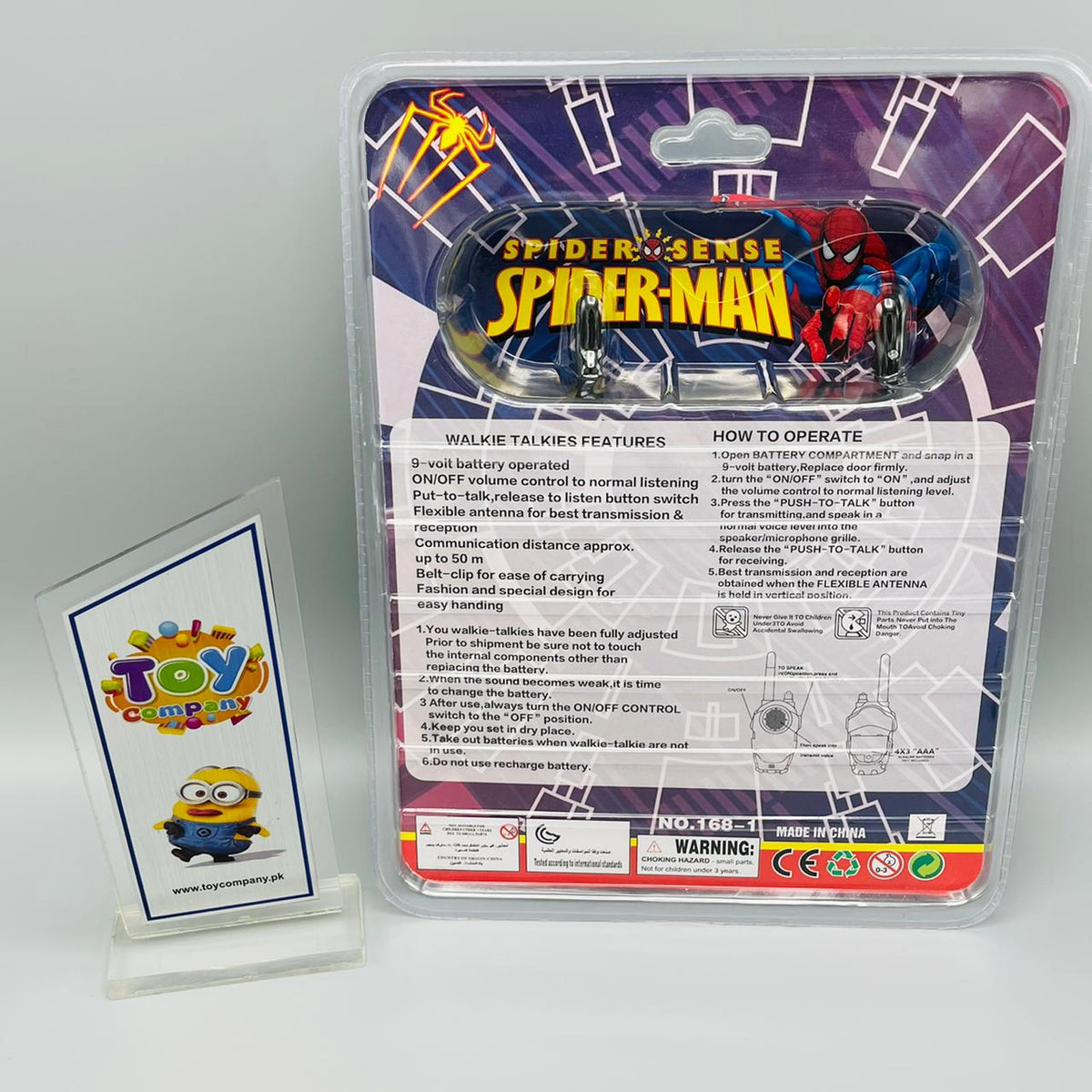 Spiderman Walkie Talkie